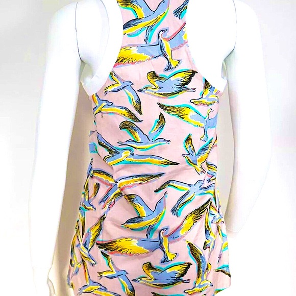 Emilio Pucci Seagull Bird Scoop Neck Racer Back Tank Top - Picture 3 of 11